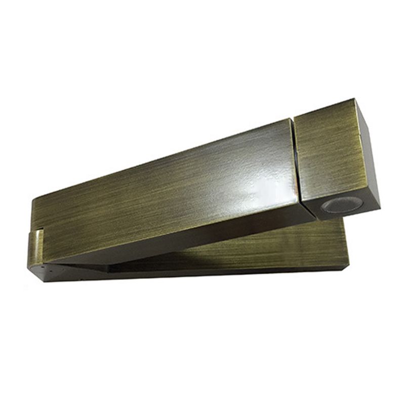 Metal Square Shape Wall Light Modern Style 1-Light Wall Mounted Light