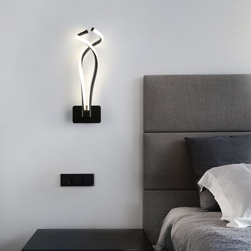 Nachtwandlicht moderner Minimalismus führte zwei Lichtmontage -Beleuchtung