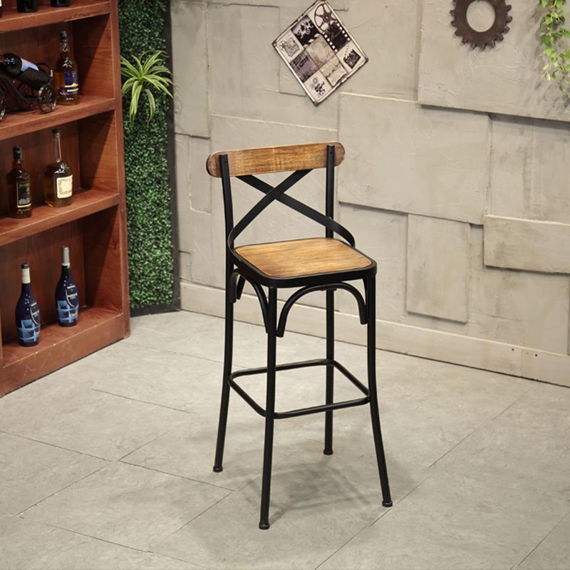 1/3/4/7 Pieces Bar Stool and Table Set Solid Wood Pub Table Set