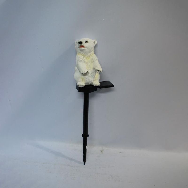 1 Piece Contemporary LED Ground Lighting Resin Courtyard Solar Powered Landscape Light