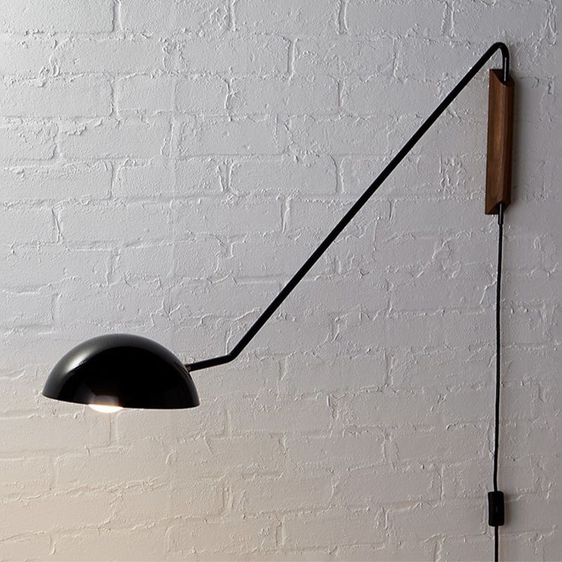 Swing Arm Wall SCONCE Moderne minimalistische stijl Metal 1 lichte staten