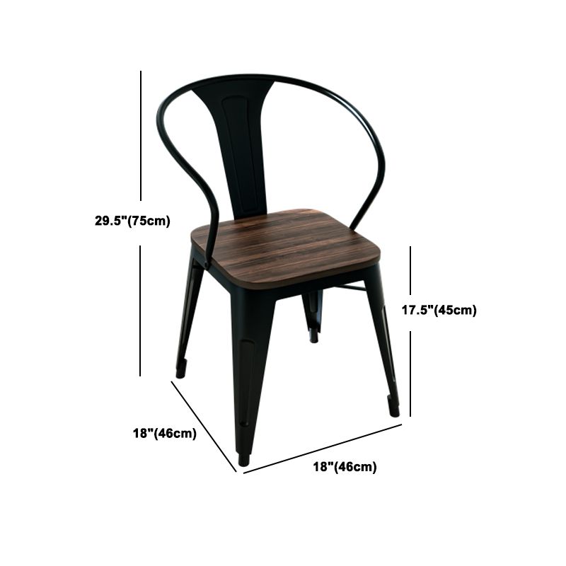 Coffee Shop Dining Table Set 1/2/3/5/7 Pieces Wood and Metal Dinette Set
