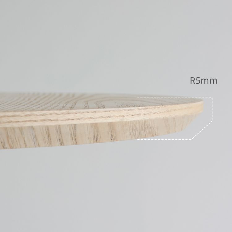 Mesa minimalista de mesa estándar redonda MDF Mesa de comedor de cocina con base de tulipán