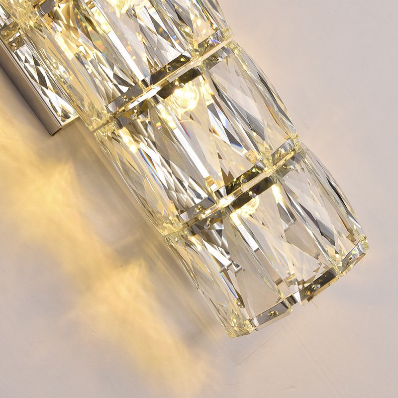 Post-Modern Wall Sconce Crystal Wall Light Fixture for Hallway