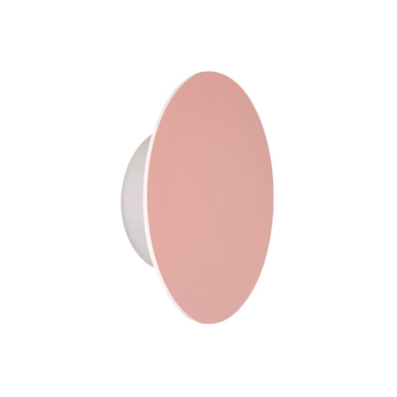 Stile Nordico Macaron Muro colorato Light Round Metal Wall Sconce per le scale foyer