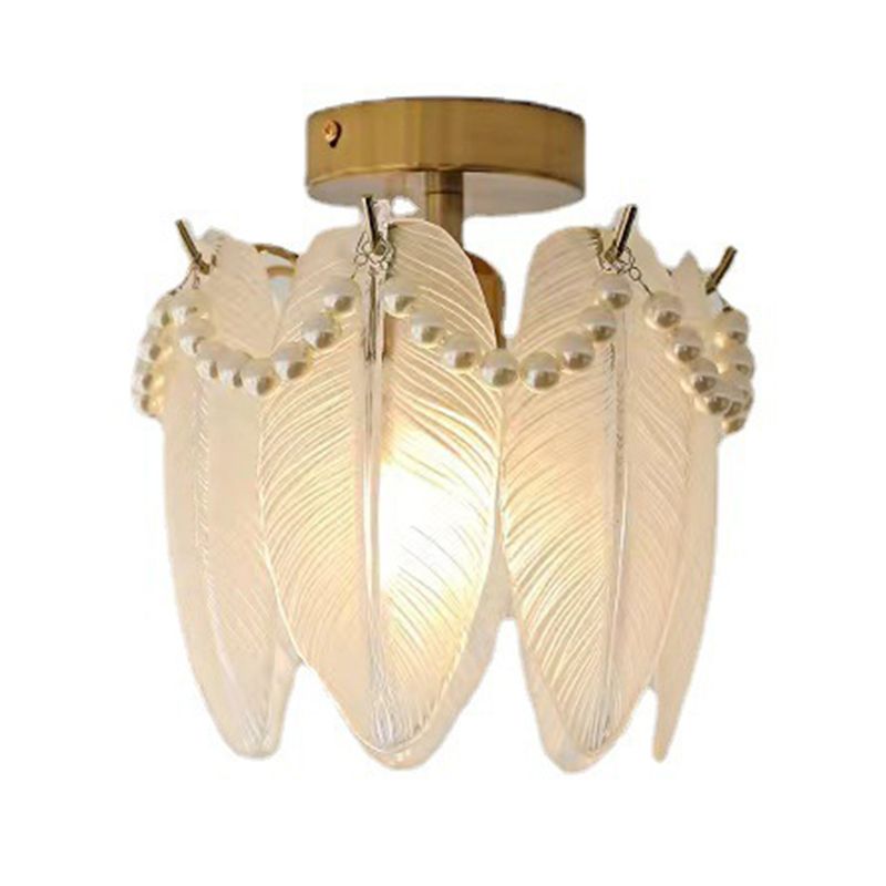 Modern Ceiling Light Creative Glass Flush Mount Ceiling Light Fixture for Bedroom