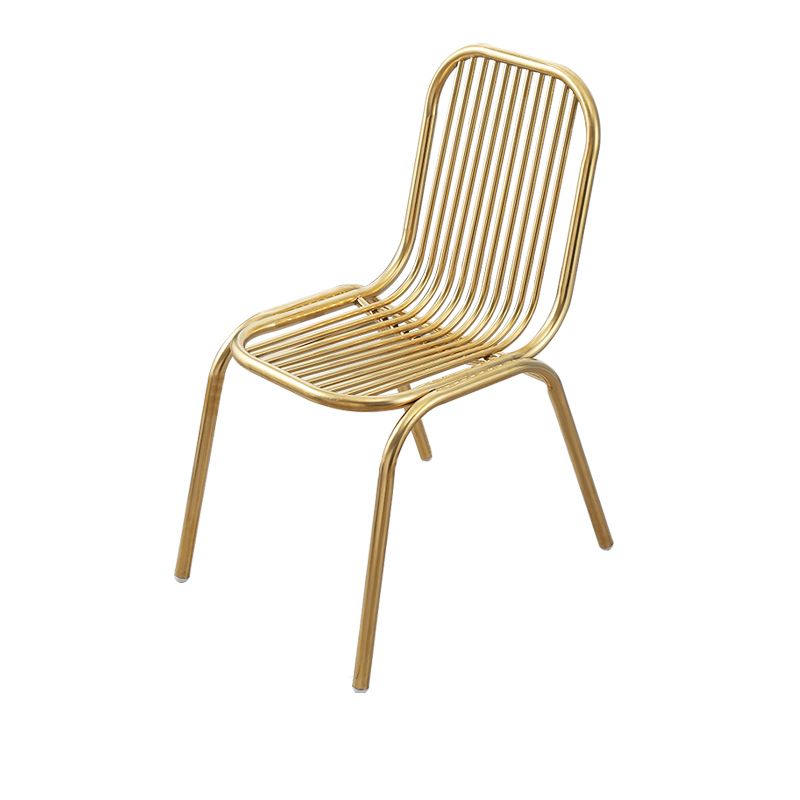 Basic Four Legs Lounge Chair Arms Included Solid Color Chair