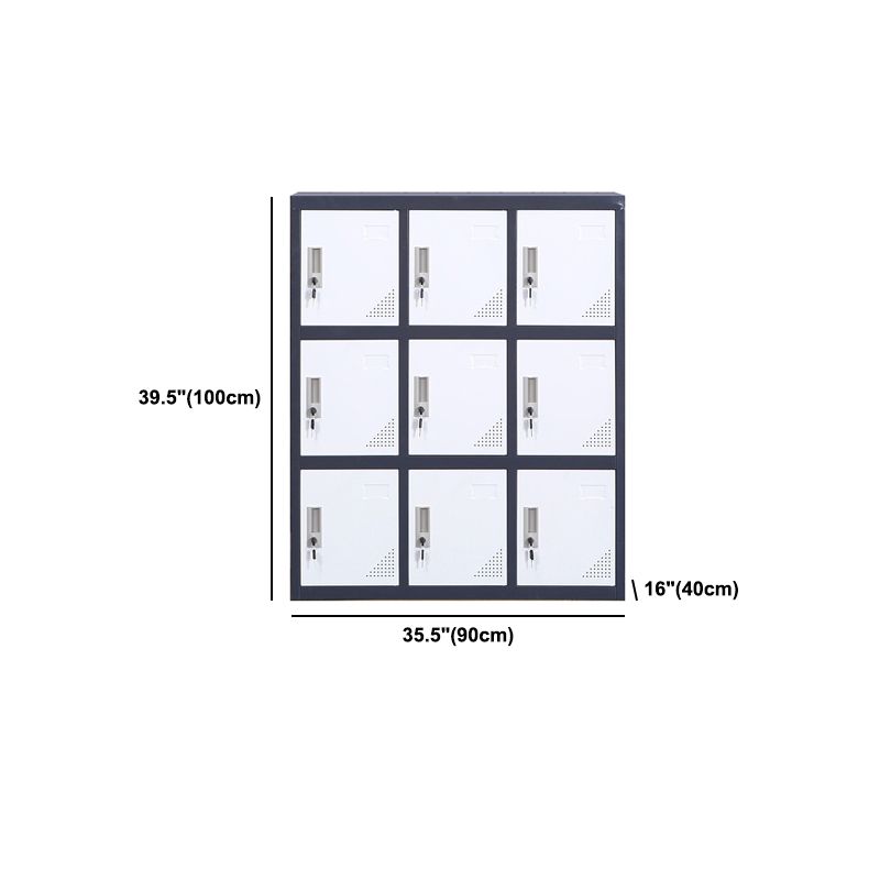 Contemporary Storage Cabinet Hinged Wardrobe Cabinet for Home
