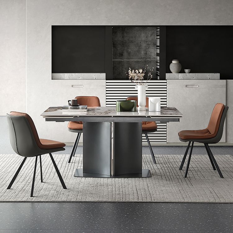 Modern Expandable Dining Table Furniture 1/2/5/6/7 Pieces Home Dining Room Set