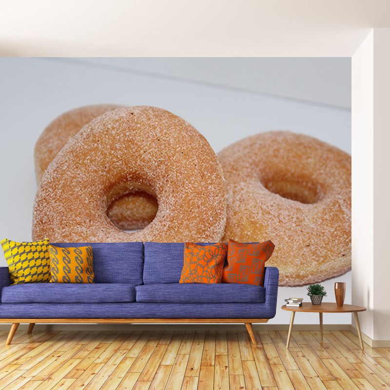 Delicious Dessert Mural Wallpaper Contemporary Wall Covering for Cake Shop