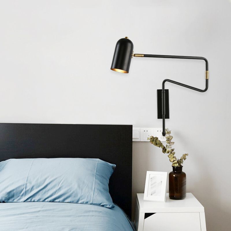 Modern Wall Lamp Household Adjustable Arm Wall Mount Lighting for Sitting Room