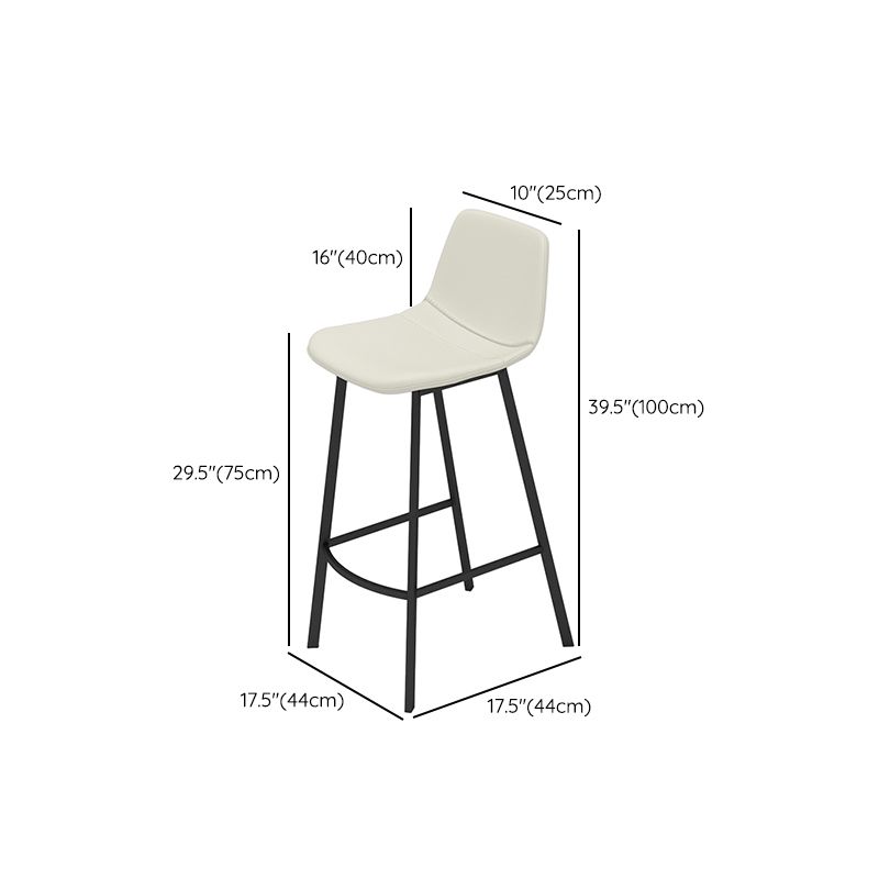 Contemporary White Bar Table Set 1/3/5 Pcs Stone Top Bar Table and Leather Stools