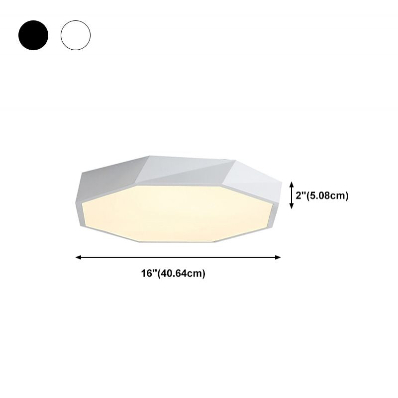 Modern Minimalist LED Ceiling Light Creative Geometric Flush Mount Ceiling Lamp