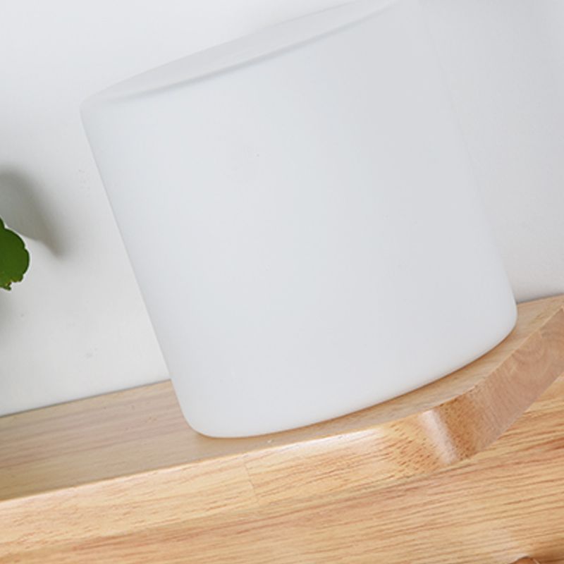 Nordische Wandmontage Lampe moderne Holzwandleuchten für Wohnzimmer (ohne Pflanzen)