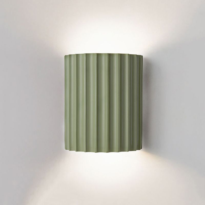 Contemporary Polish Finish Lighting Flush Mount Wall Light for Living Room