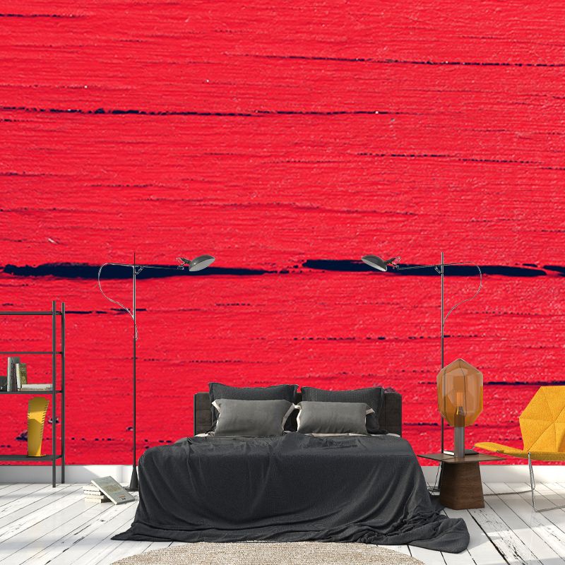 Papier peint Mural à Grain de bois, couleur douce, résistant à l'humidité, pour décoration de salon