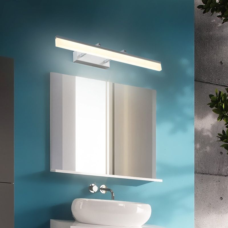 Metal Thin Wall Vanity Light Modern Style 1 Light Vanity Lighting Ideas