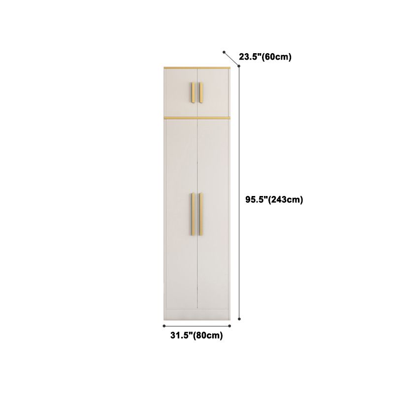 Contemporary Style Wardrobe Wooden Wardrobe Closet with Door