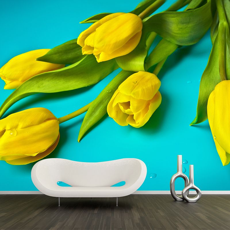 Home Decor Flower Customized Contemporary Wall Covering for Gust Room Bedroom