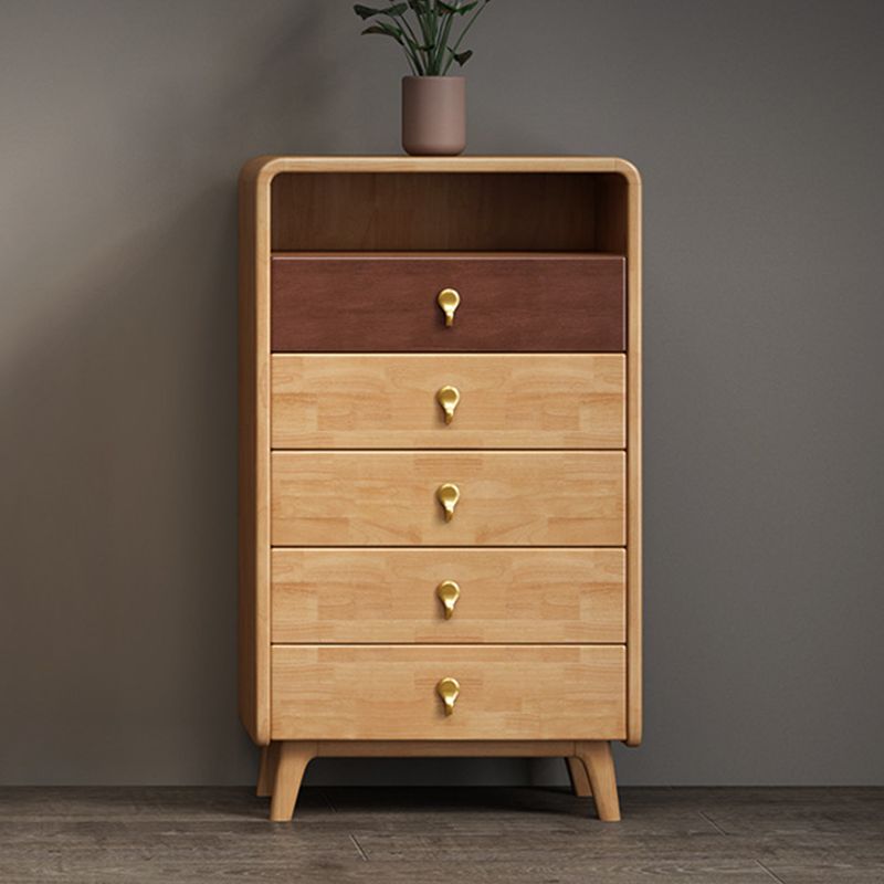 Modern & Contemporary Chest Rubberwood with Drawer Rectangle Accent Chest