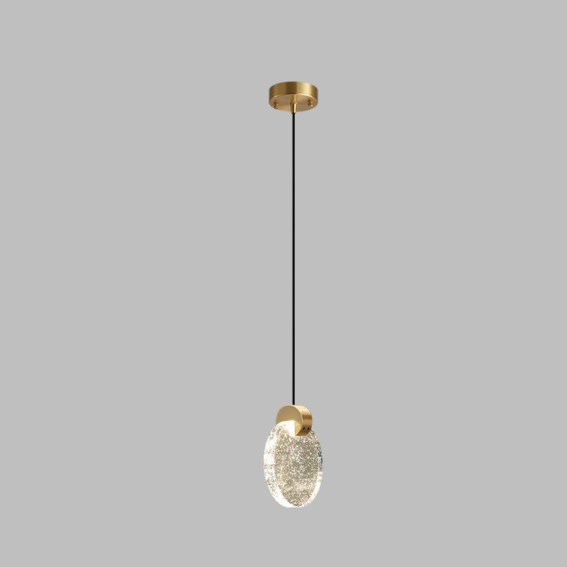 Geometry Shape Crystal Hanging Lights Modern Style Hanging Light Fixtures