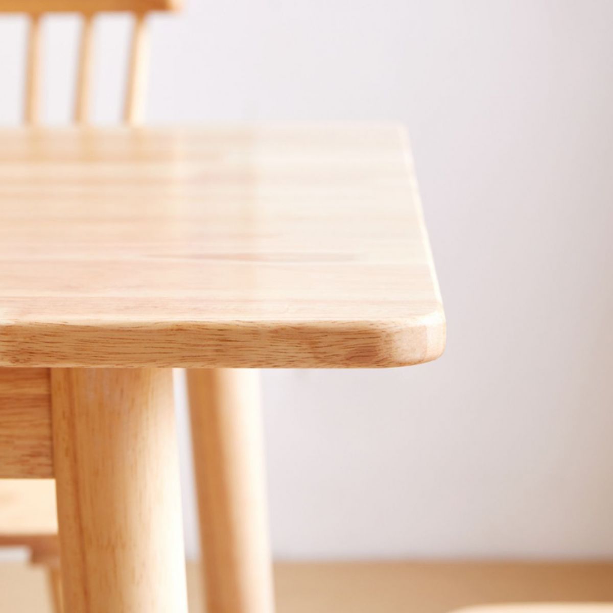 Modern 1/4/5/7 Pieces Rectangle Dining Set Solid Wood Dining Table with Chairs