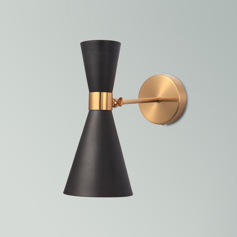 Geometric Shade 2-Lights Metal Reading Wall Lighting Modern Style Wall Mounted Lighting