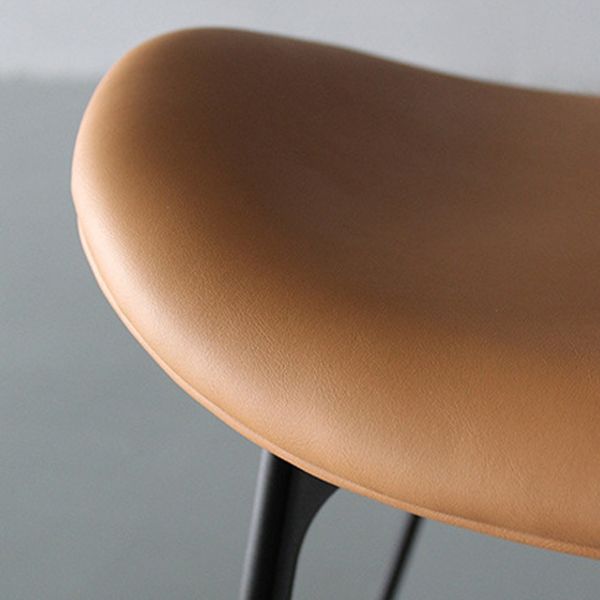 Industrial Black Opening Back Dining Side Chair Kitchen Metal Dining Side Chair