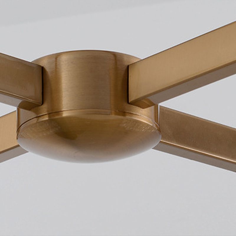 Cascada transparente K9 Candelier de cristal Modernismo 8/10 Bulbos LED LED de techo colgante de oro para dormitorio