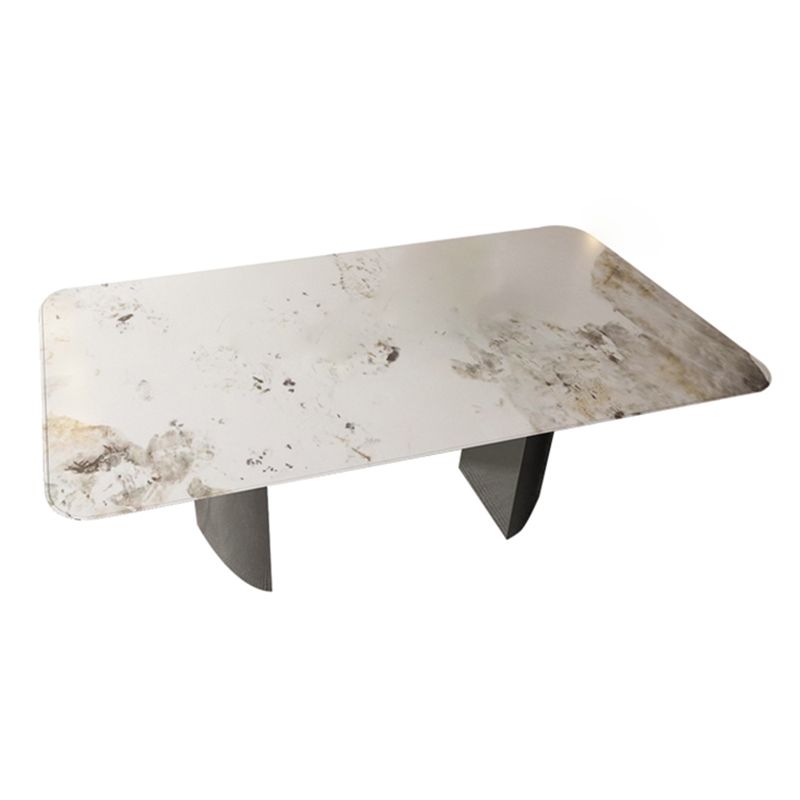 Modern 1/4/5/6/7 Pieces Dining Set Rectangle Stone Dining Table for Dining Room
