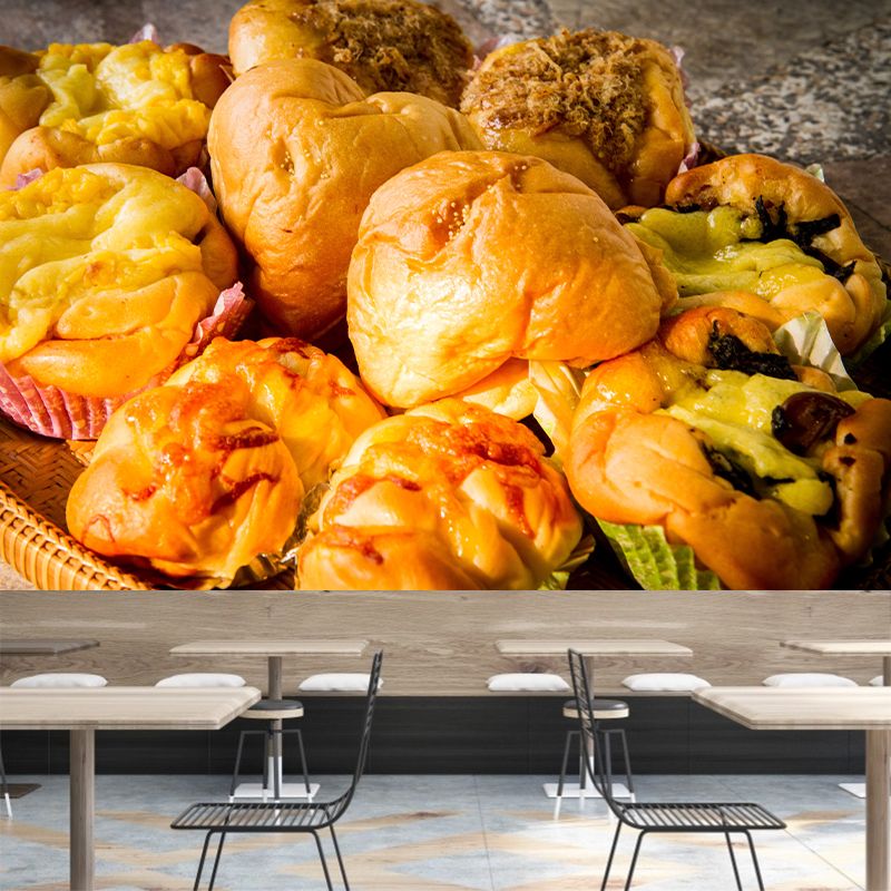 Sweet Dessert Mural Wallpaper Modern Decorative Restaurant, Custom Size Available