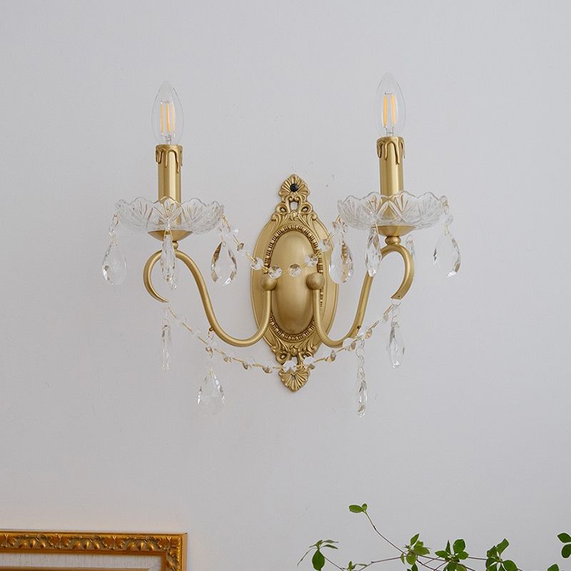 Modern Style Geometric Wall Light Sconces Metal Multi Lights Wall Lighting