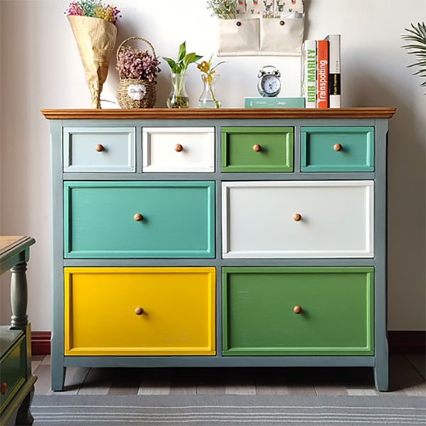 Wooden Storage Chest Dresser Modern Storage Chest with Drawers