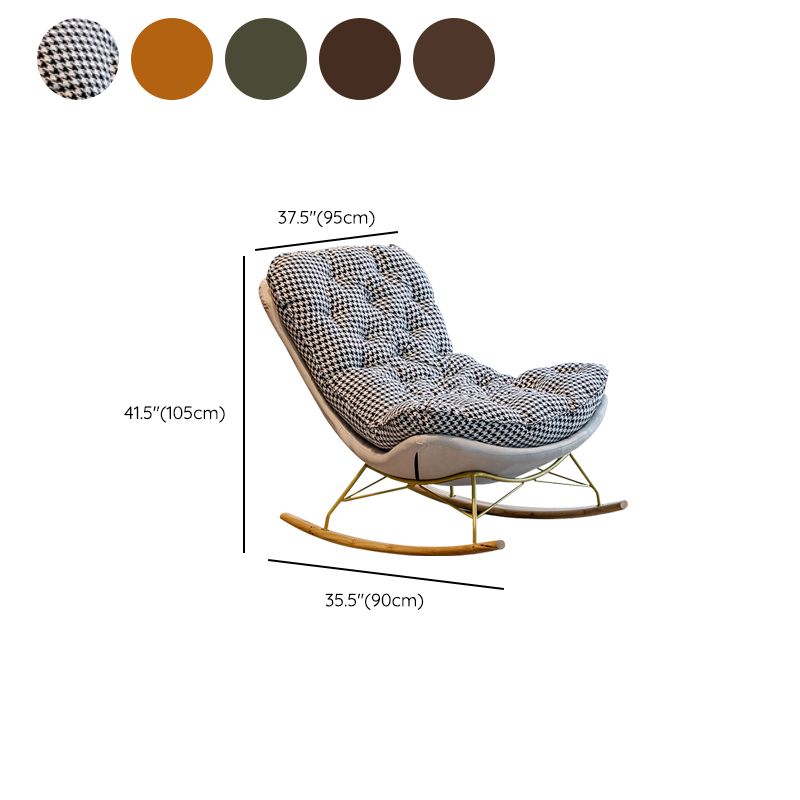 Light Luxury Modern Home Lazy Sofa Chair Lounge Leisure Chaise Rocking Chair