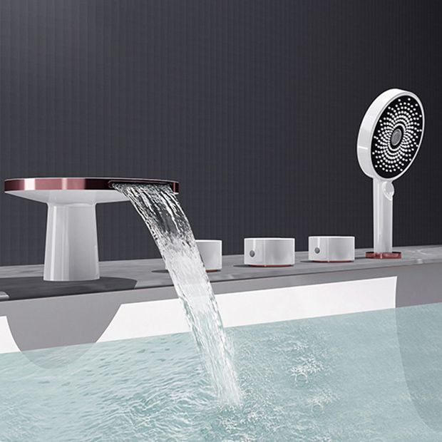 Modern Deck Mounted Metal Tub Faucet Trim Fixed Tub Faucet Trim