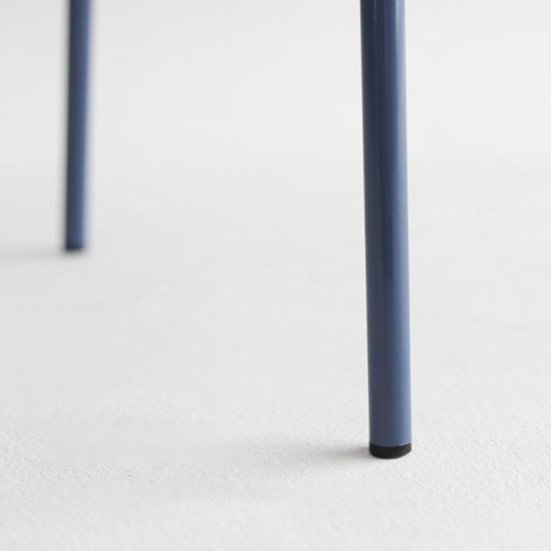 Chaises latérales de salle à manger industrielles à dossier ouvert, finition mate, sans bras