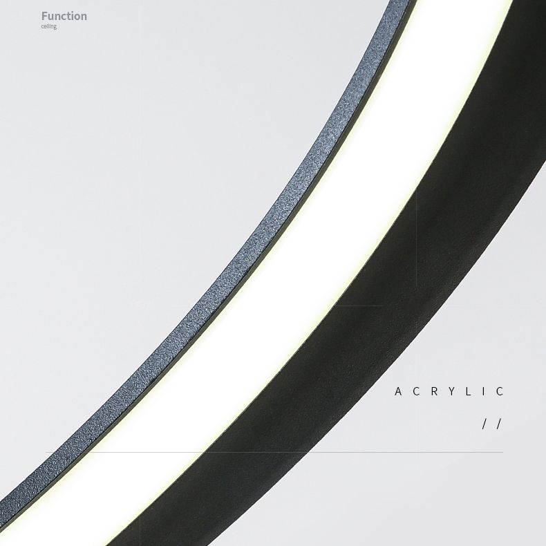 Ultra-modern Twisting Hanging Chandelier Metallic Hanging Lamp with Hanging Cord for Restaurant