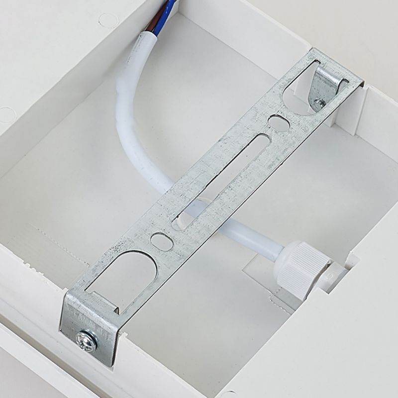 Moderner Stil weiße Wandlicht geometrische Form LED Wandleuchten für Wohnzimmer