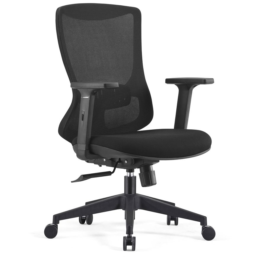 Height-adjustable Office Chair Modern Working Chair with Wheels
