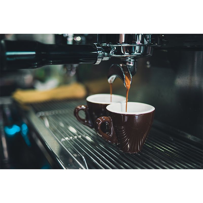 Fragrant Coffee Mural Wallpaper Environment Friendly Decorative Restaurant