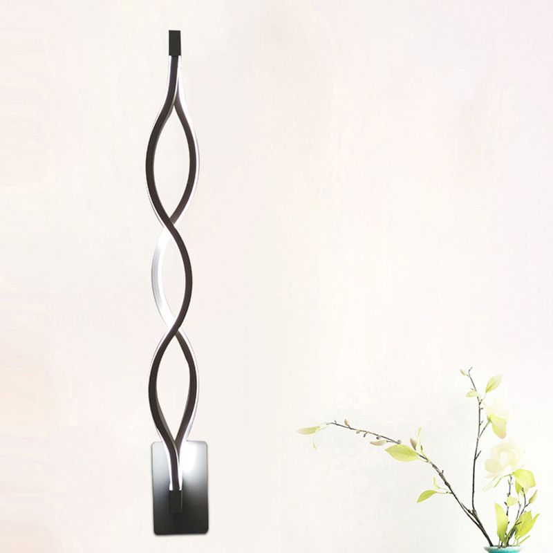 Creative Minimalist Style Linear Wall Sconce Aluminum 2 Lights Sconces