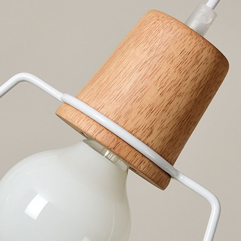 Metal Hanging Pendant Light Industrial Style Geometric Dinning Room Pendant Light Fixture