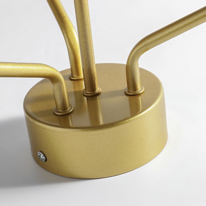 Lámpara de techo de techo de forma esférica de estilo moderno iluminación de techo múltiple de luz para dormitorio