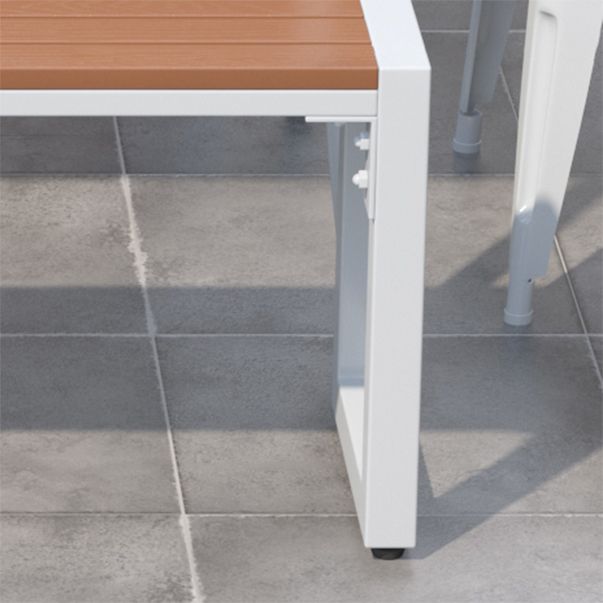 Modern Rectangular Picnic Table Set 1/2/4/5/6/7 Pcs Manufactured Wood Picnic Set