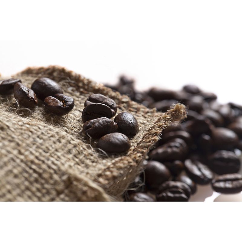Coffee Beans Mural Wallpaper Moisture Resistant Wall Art for Coffee Shop