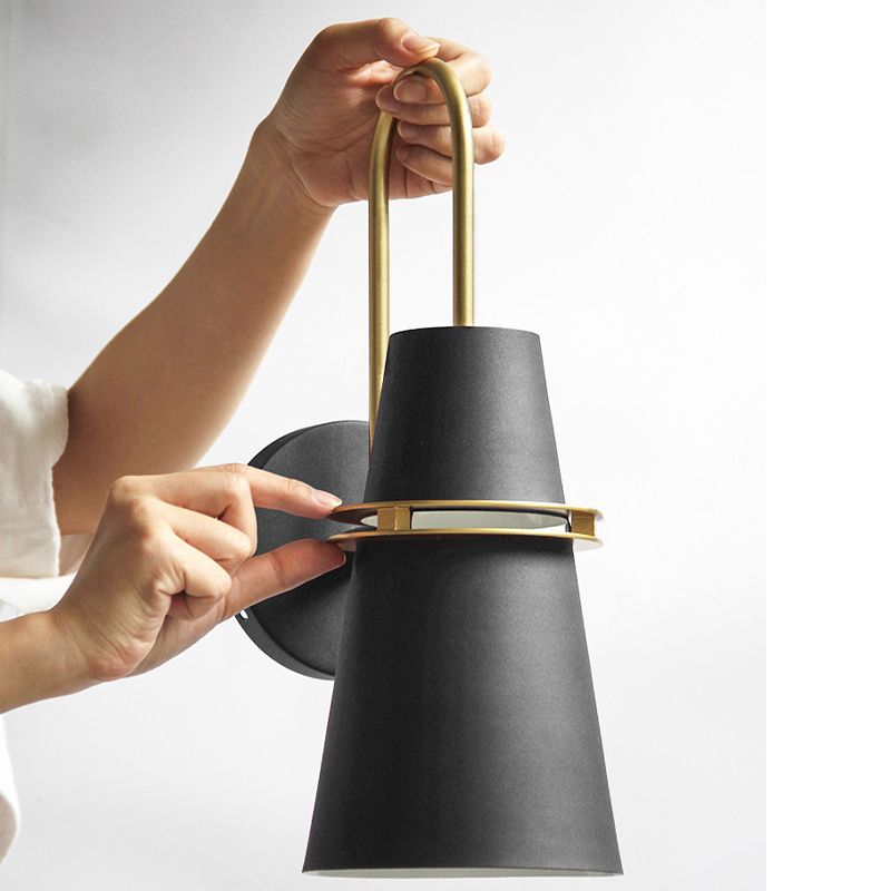 Nordic Style Vanity Light Cone Shape Vanity Lamp for Shower Room