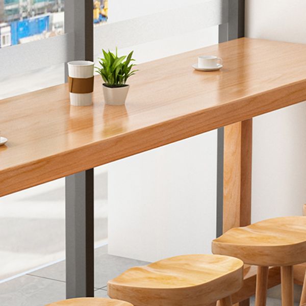 Modern Style Wood 1/6/11 Pieces Bar Table Set Rectangle Bar Table for Home