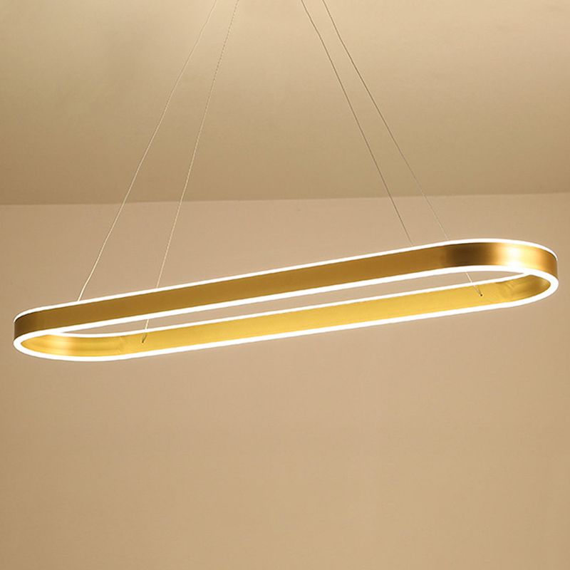 Les luminaires de lustre métallique moderne pour le restaurant pour restaurant