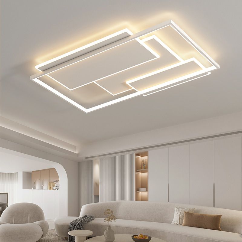 Unique Shape Flush Lighting Modern Metal Flush Mount Lighting