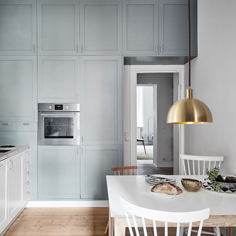 Lumière pendante en métal nordique 1 plafond suspendu au plafond pour salle à manger
